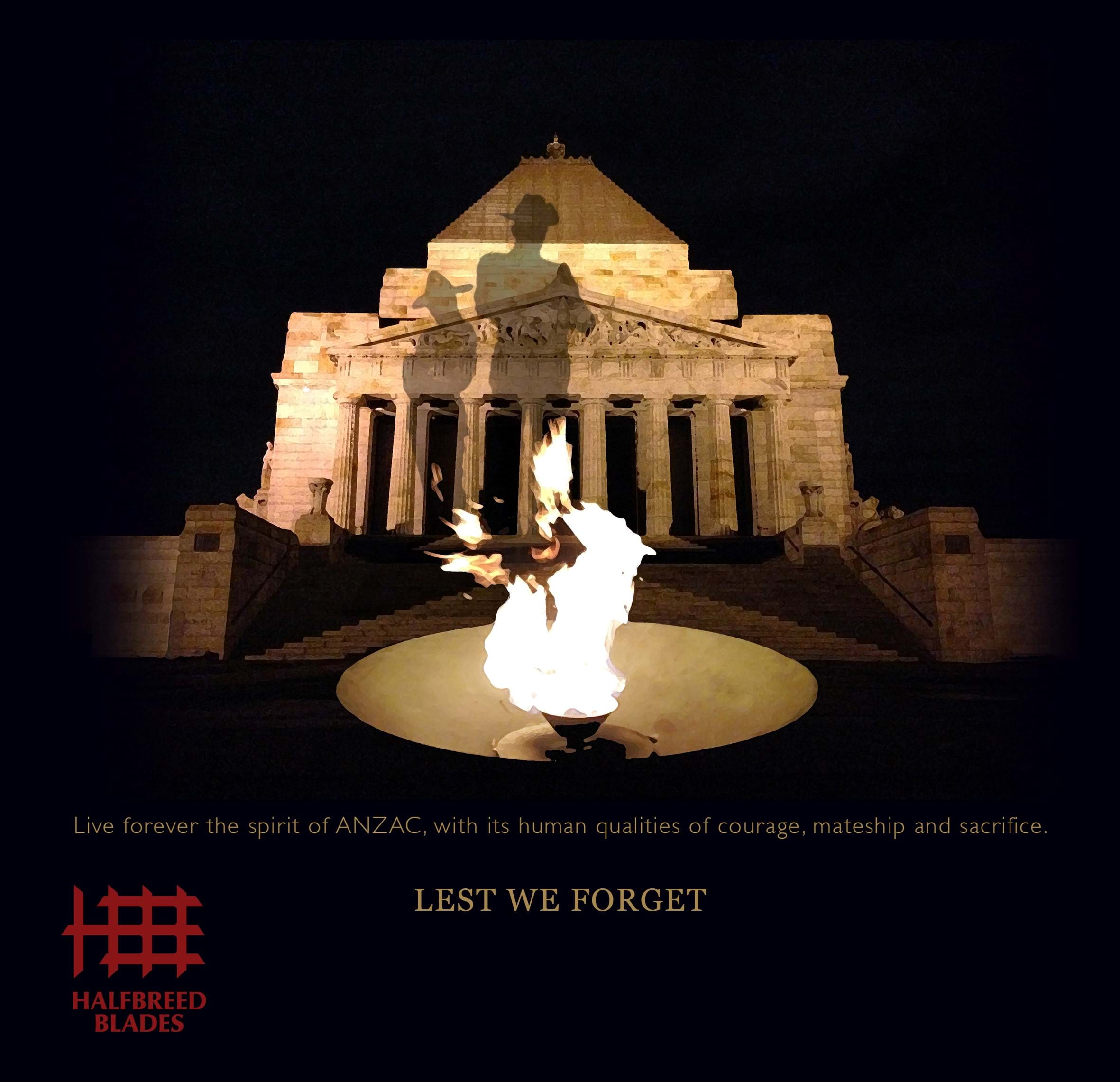 Anzac Day 2020 Halfbreed Blades