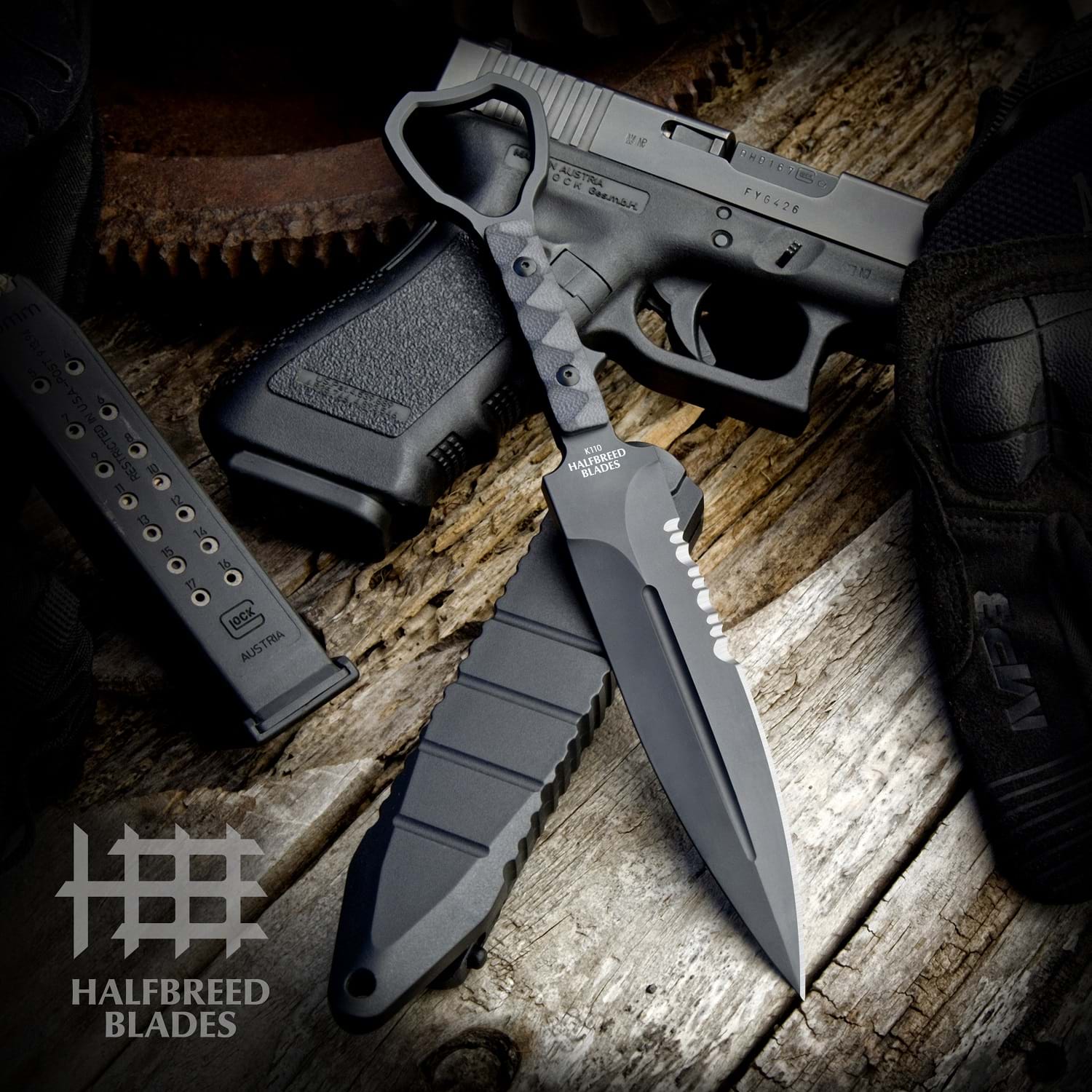 CCK-01 XL Compact Clearance Knife | Halfbreed Blades | H2HFW