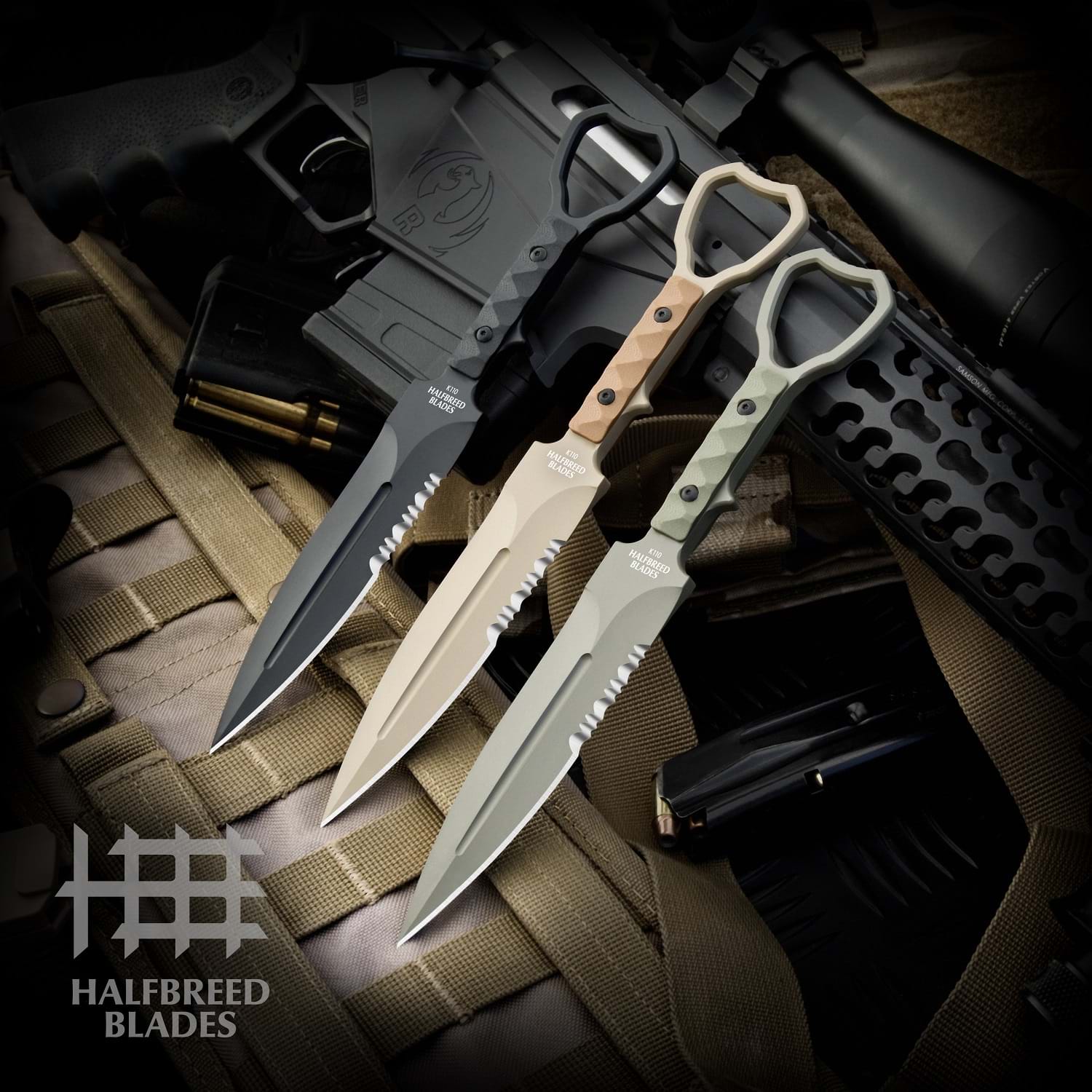 CCK-01 XL Compact Clearance Knife | Halfbreed Blades | H2HFW