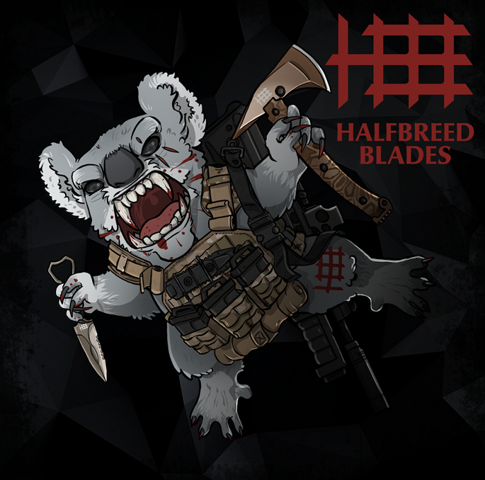 Drop Bear Morale Patch Halfbreed Blades