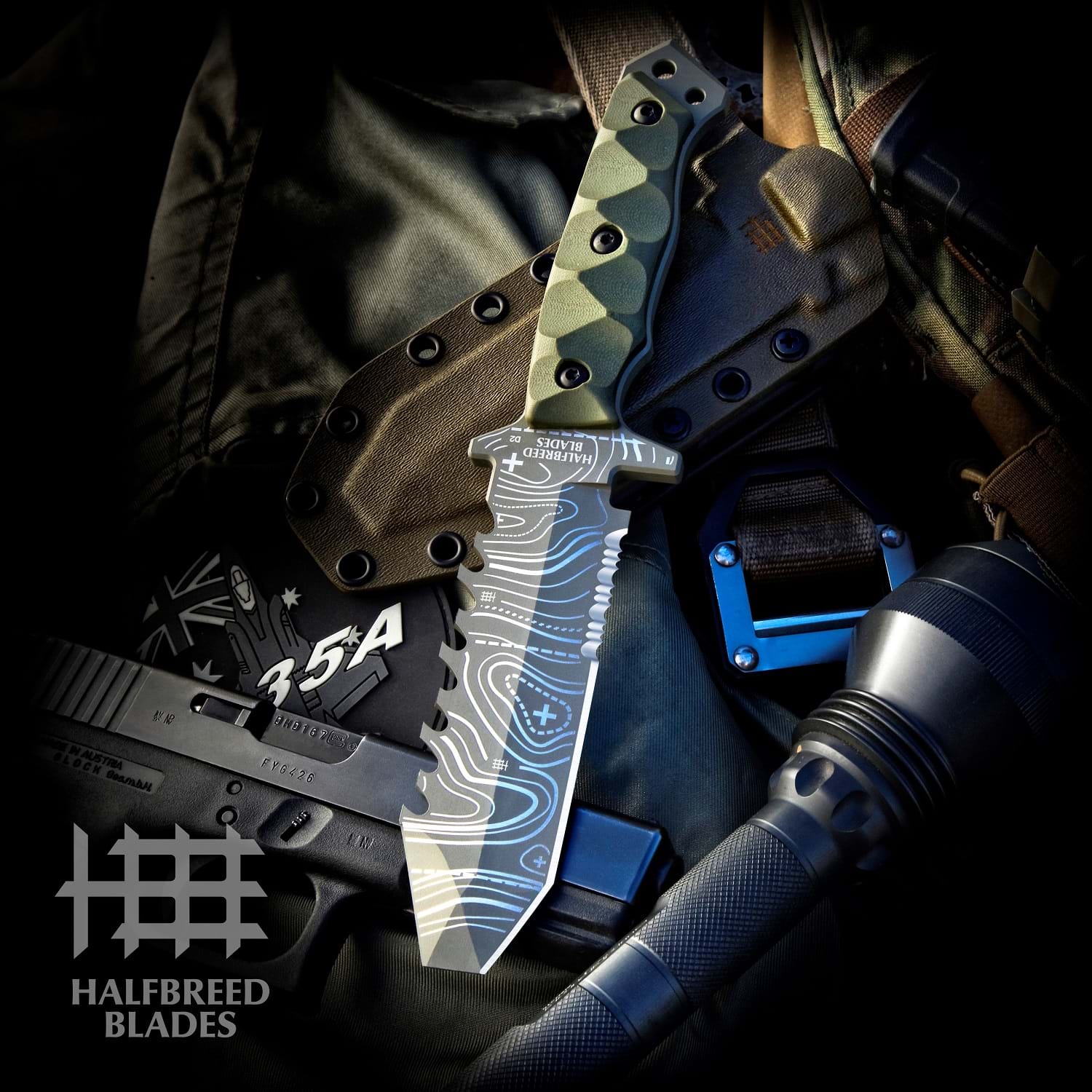 ERK-01 Medium Infantry Knife - Topo