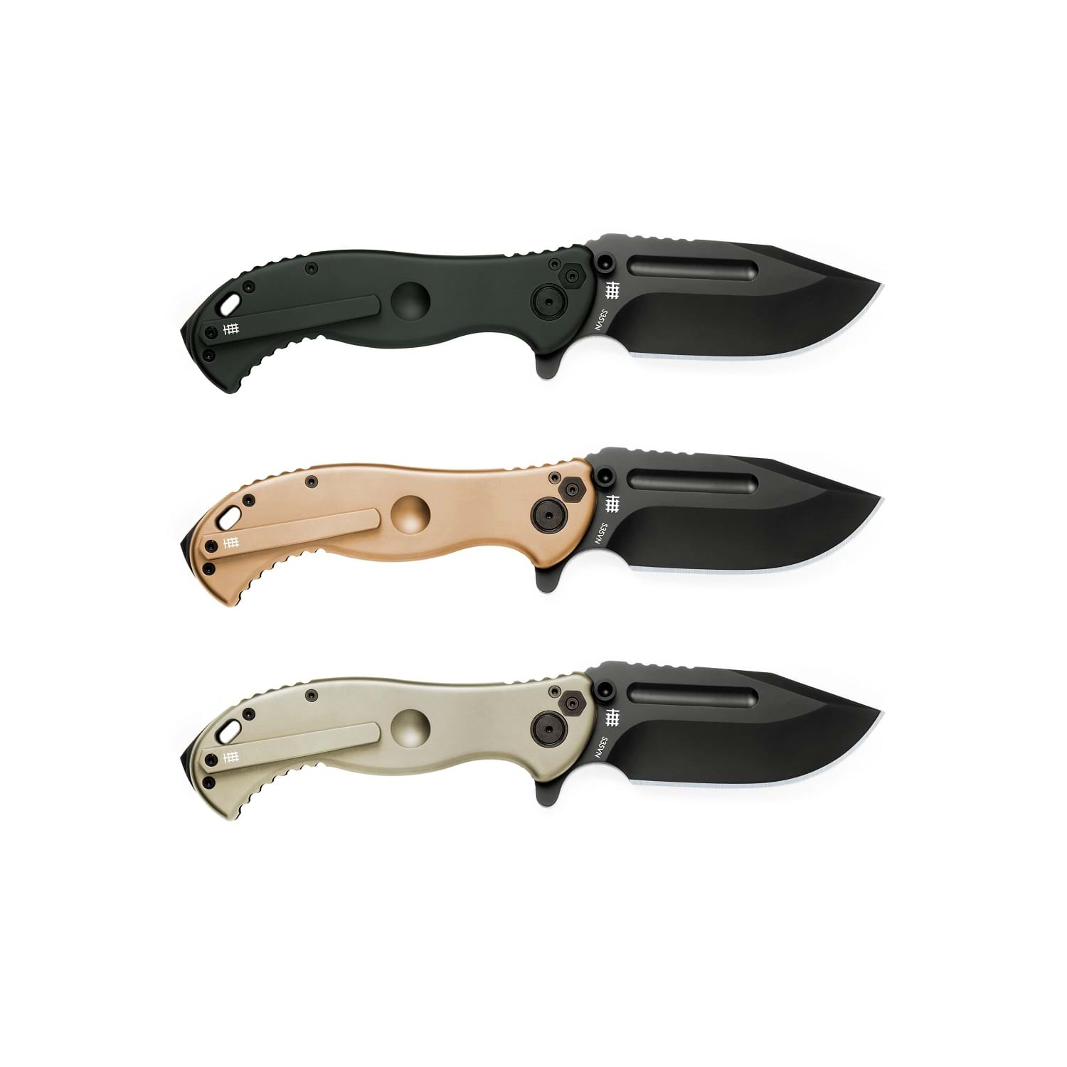 LBF01 Large Bush Folder Knife Melbourne Halfbreed Blades