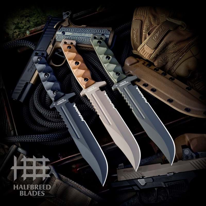 LIK-01 Gen-2 Large Infantry Knife | Halfbreed Blades 