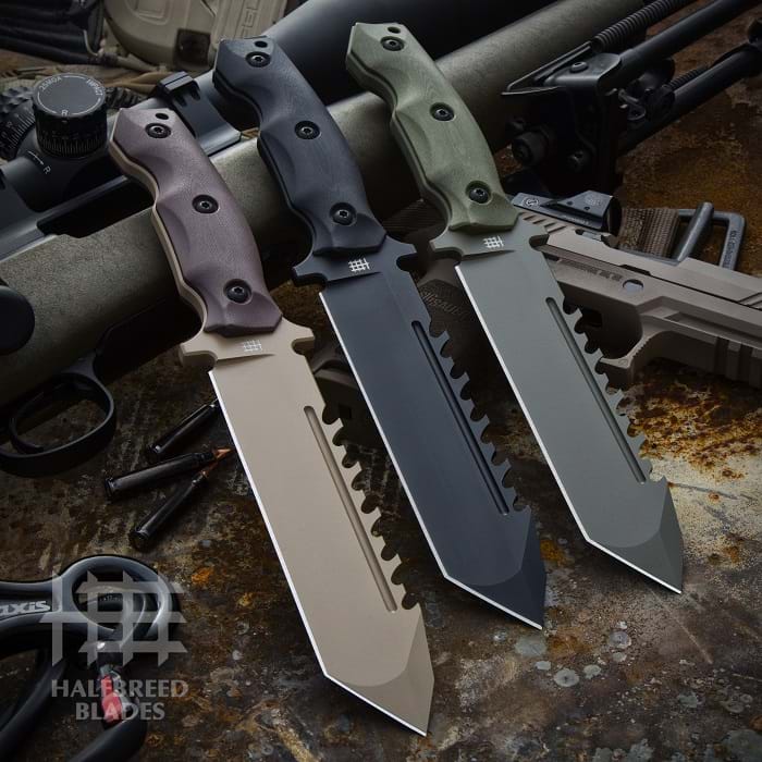 LSK-02 Large Survival Knife Halfbreed Blades