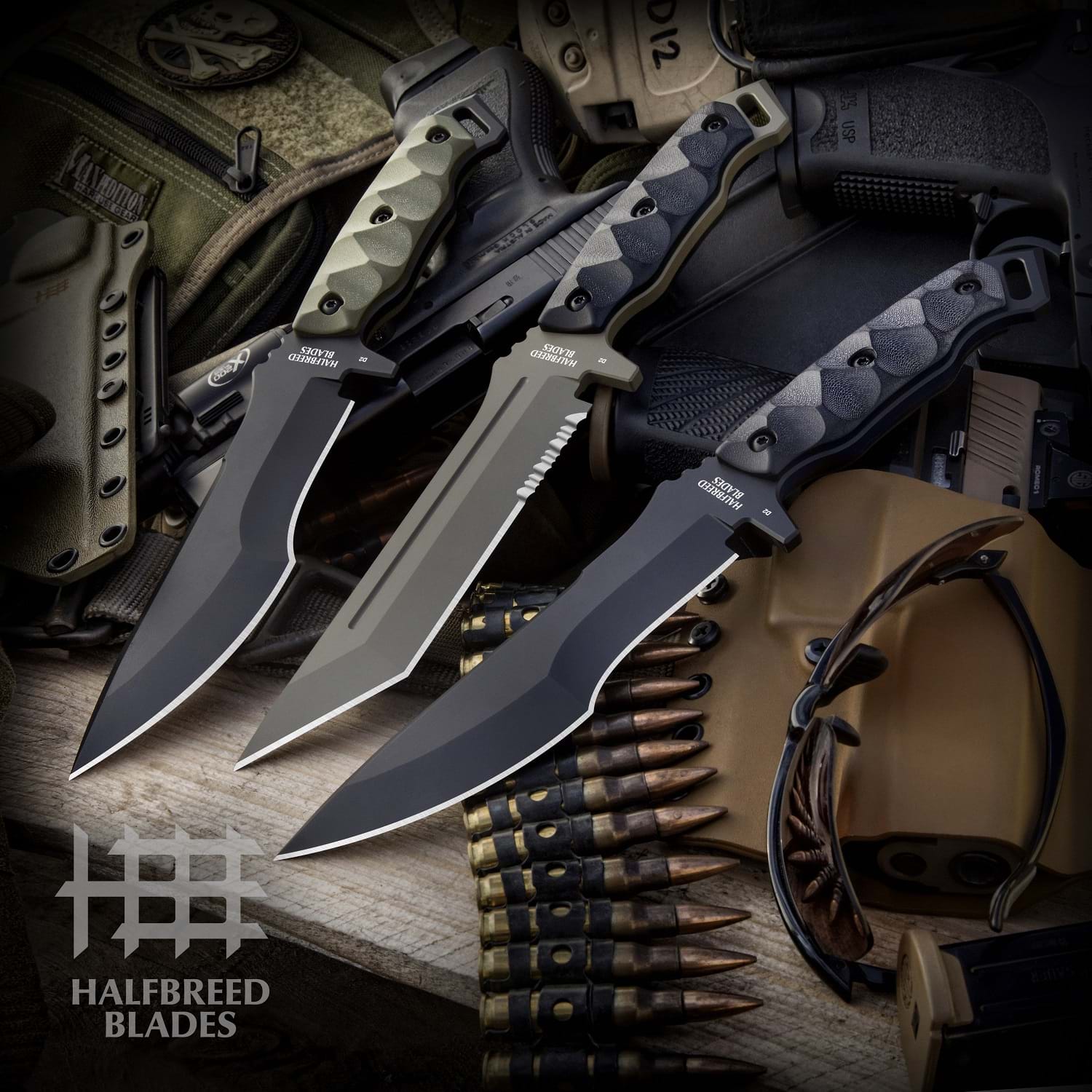 Fixed Blade Knives | Halfbreed Blades